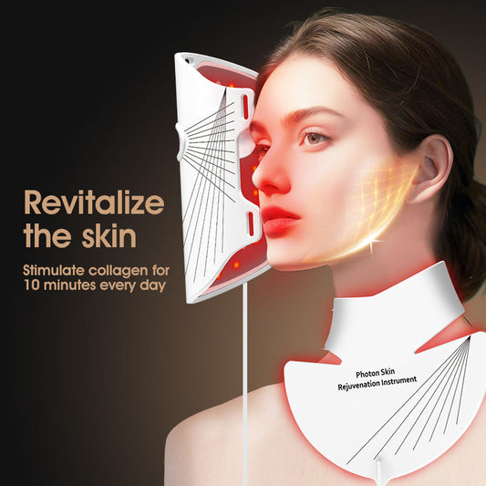 7-Color LED Face & Neck Mask – Anti-Aging Light Therapy – feature detail 1