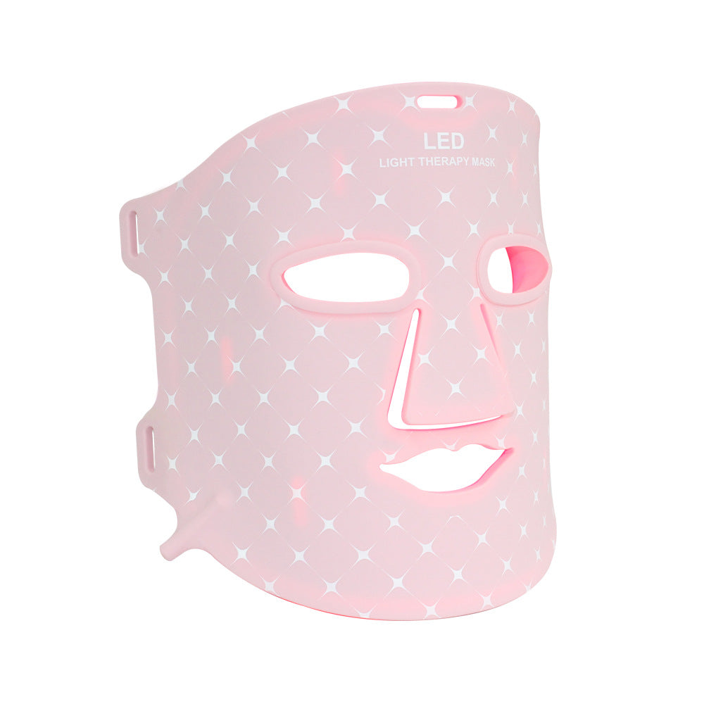 Seven Color Silicone Face + Neck Beauty MaskSkin CarePhoton TherapyBeauty Instrument