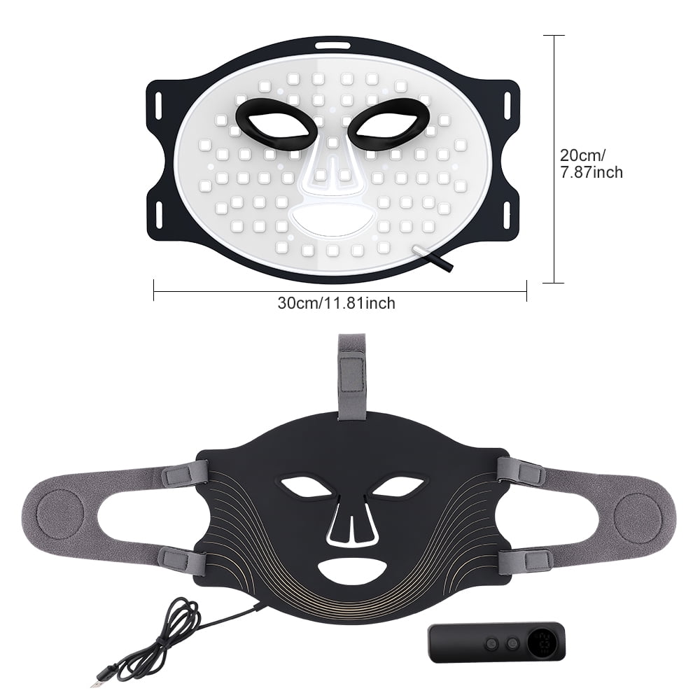 7-Color LED Face Mask – Silicone Light Therapy for Acne, Wrinkles & Glow