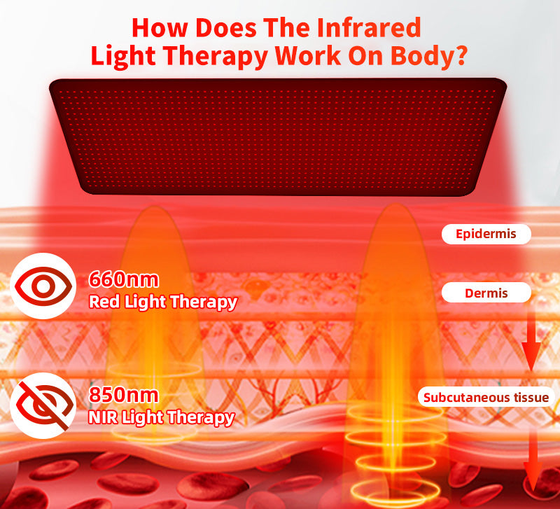 Red Light Therapy Mat – Pain Relief, Skin Health & Full-Body Rejuvenation | Ververay