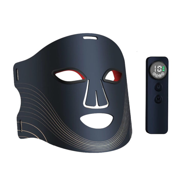 7-Color LED Face Mask – Silicone Light Therapy for Acne, Wrinkles & Glow