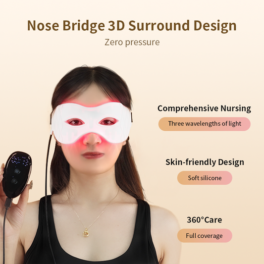 Red Light Therapy Eye Mask – Anti-Aging, Dark Circle Reduction, and Skin Firming Therapy – feature detail 1