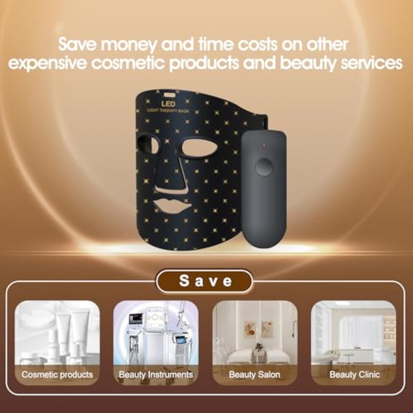 Colorful Silicone Photorejuvenator Beauty Mask Ultra-light