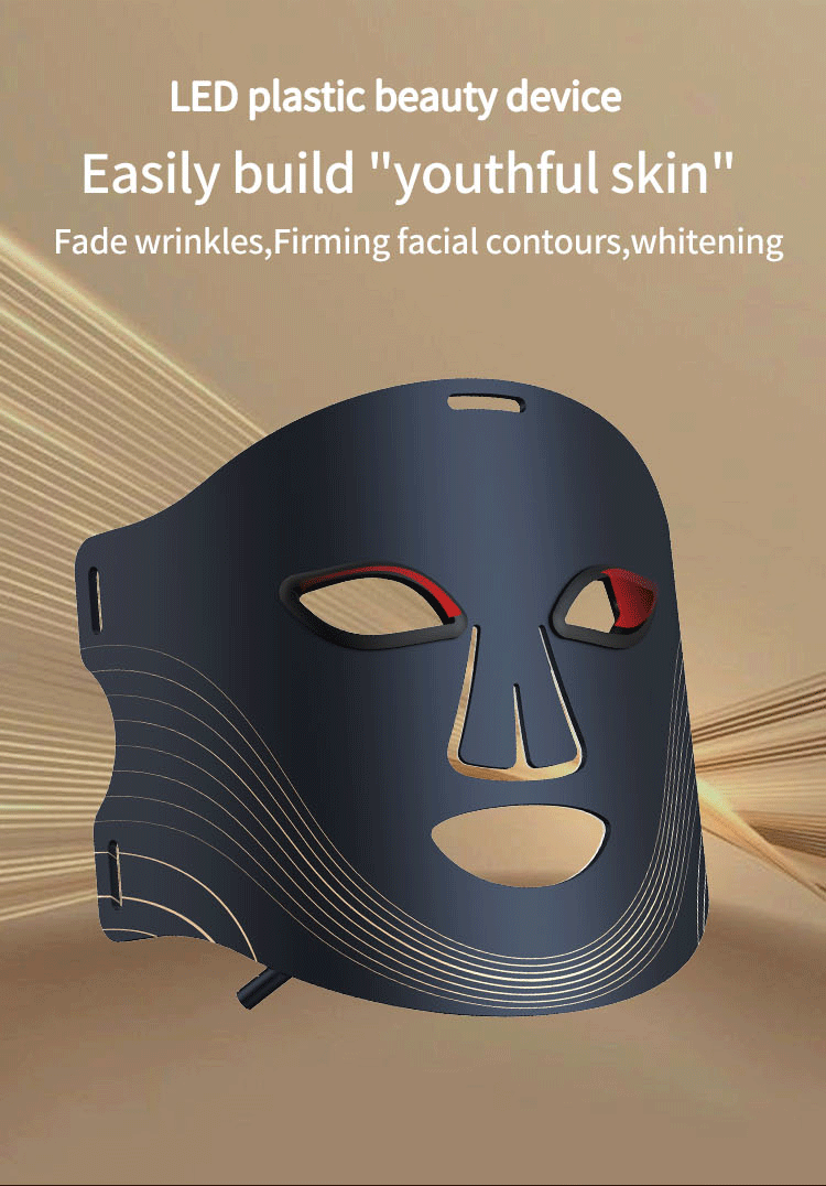 7 Colors Led Red Light Therapy Mask for Face