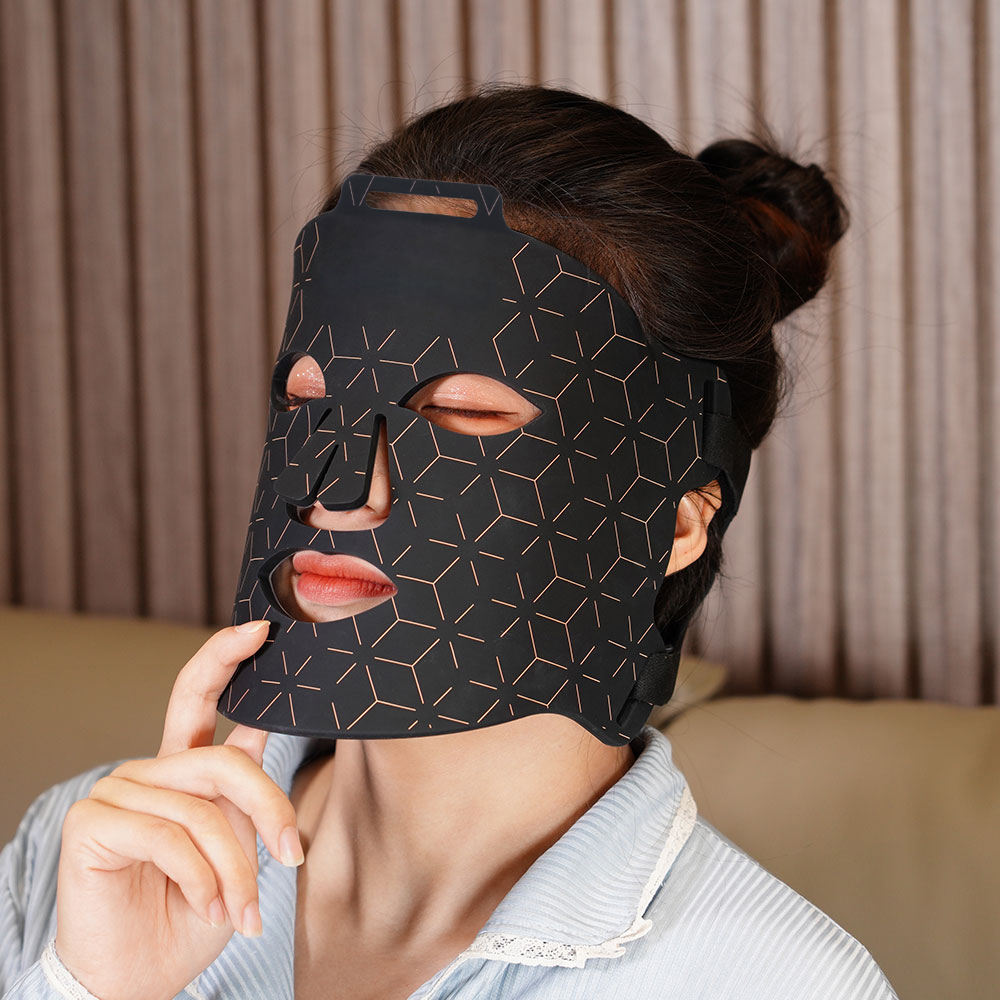 4 Colors led Light Therapy Infrared Flexible Silicone Photon Mask