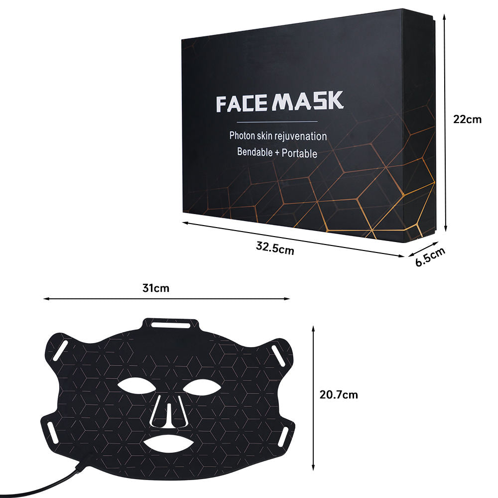 4 Colors led Light Therapy Infrared Flexible Silicone Photon Mask