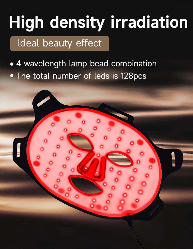 4 Colors led Light Therapy Infrared Flexible Silicone Photon Mask