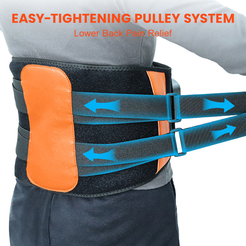 Ververay Patented Easy-Tightening Mechanical Pulley System for Lumbar Stability