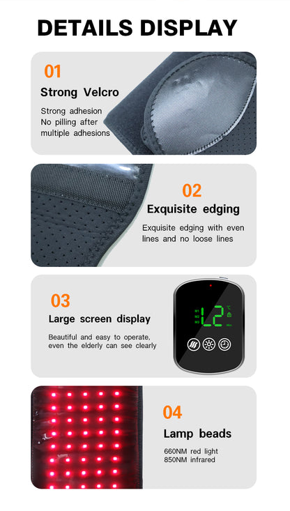 Details Display Velcro Edging Screen Lamp Beads