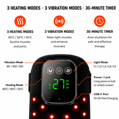 Ververay knee recovery wrap handheld controller and charging accessories