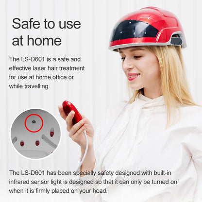 Laser Hair Growth Helmet – 650nm Red Light & Infrared Therapy for Hair Regrowth