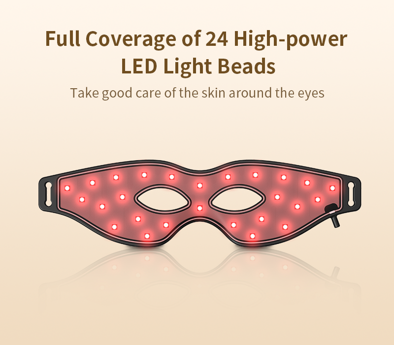 Red Light Therapy Eye Mask – Anti-Aging, Dark Circle Reduction, and Skin Firming Therapy