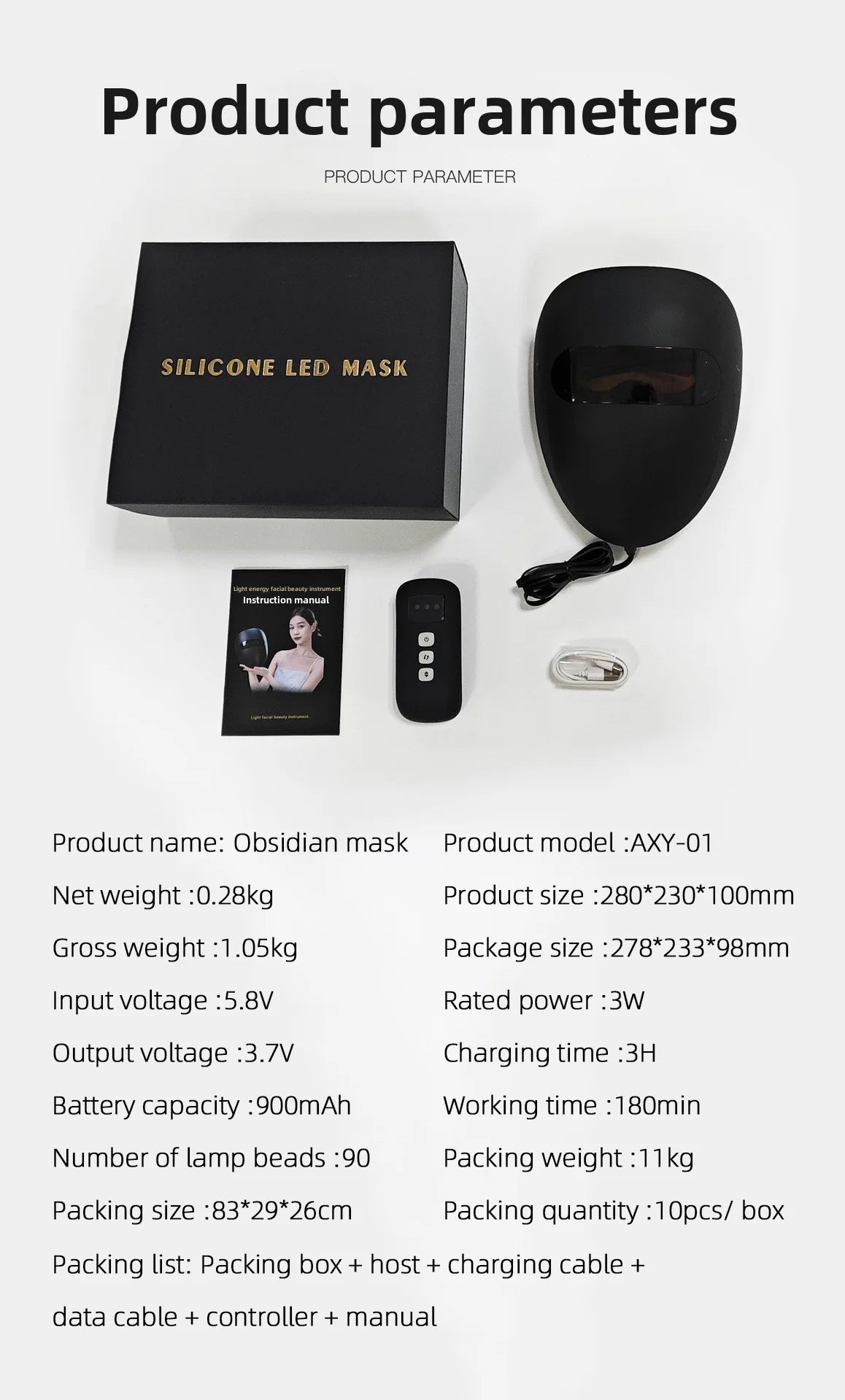 7-Color LED Light Therapy Mask – Professional Skincare Everyone in the Family Can Use