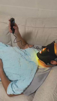 Máscara facial LED de 7 colores – Terapia de luz de silicona para el acné, las arrugas y la luminosidad