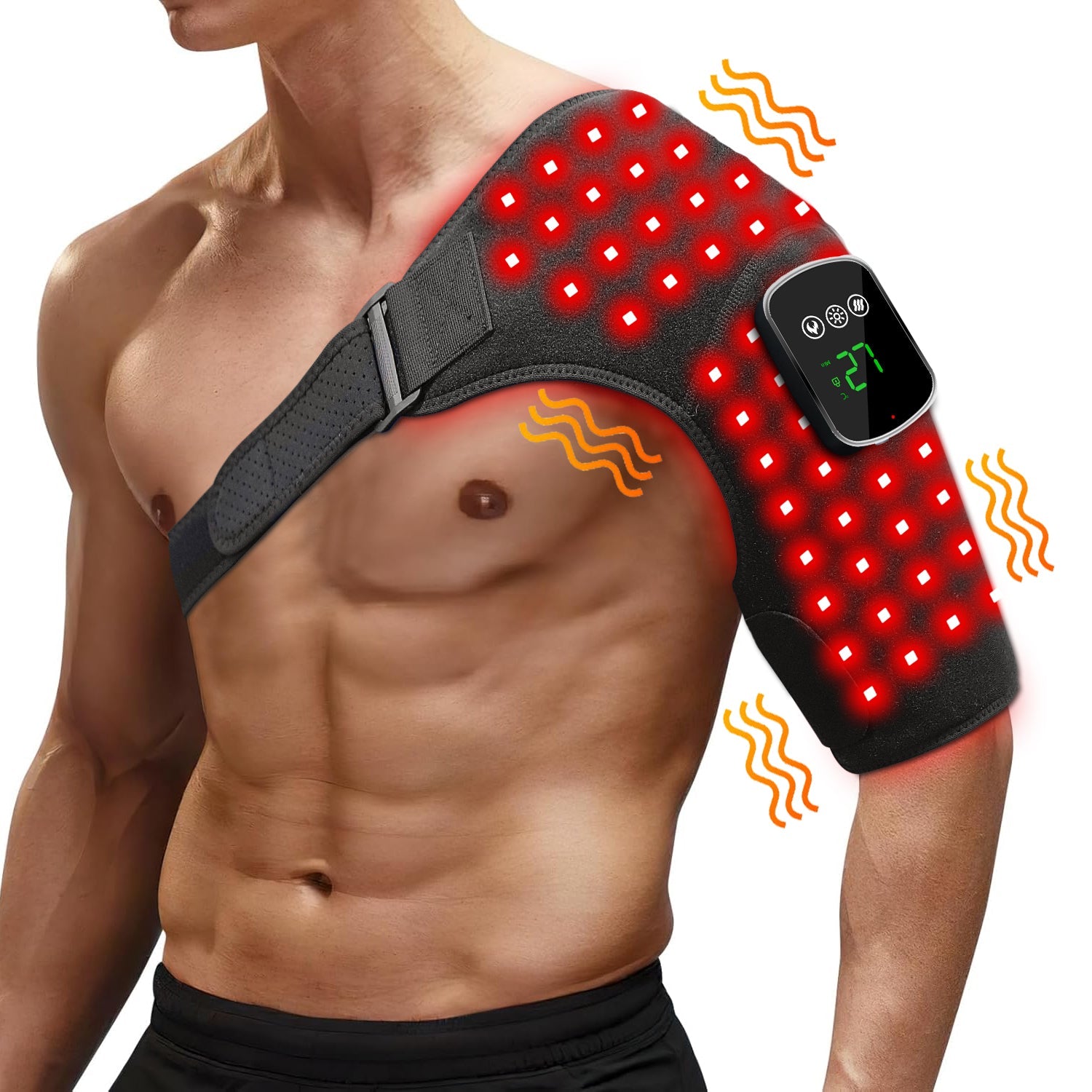 Ververay Recovery Shoulder Wrap shown in use